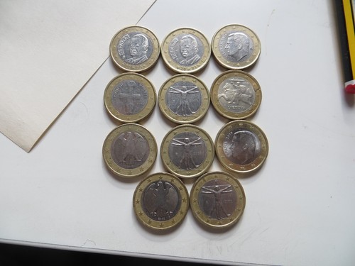 Euro coins some - 11, 1