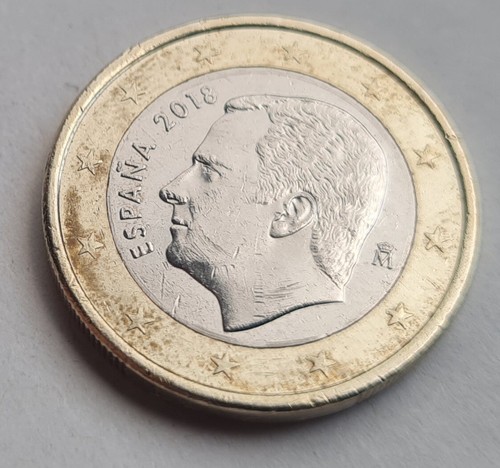 Euro coin spain - coin, king