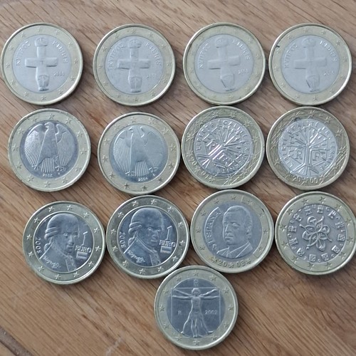 13x mix euro - , coin